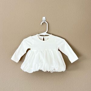 Balloon Tulle Skirt Dress w/ Gold Sequins